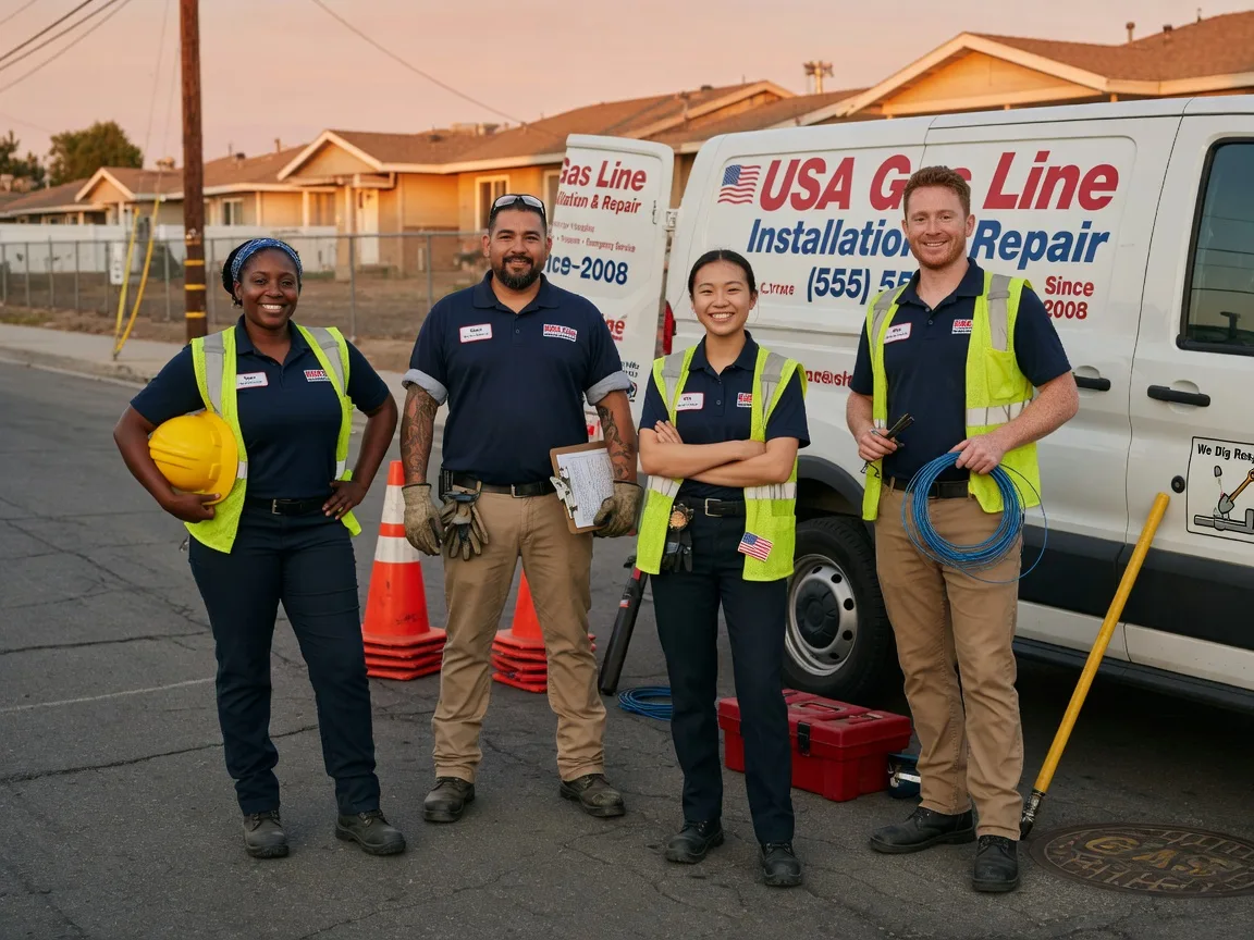 Gas Line Installation company in Gene Autry, OK